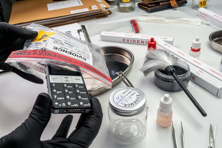 phone being seized as evidence